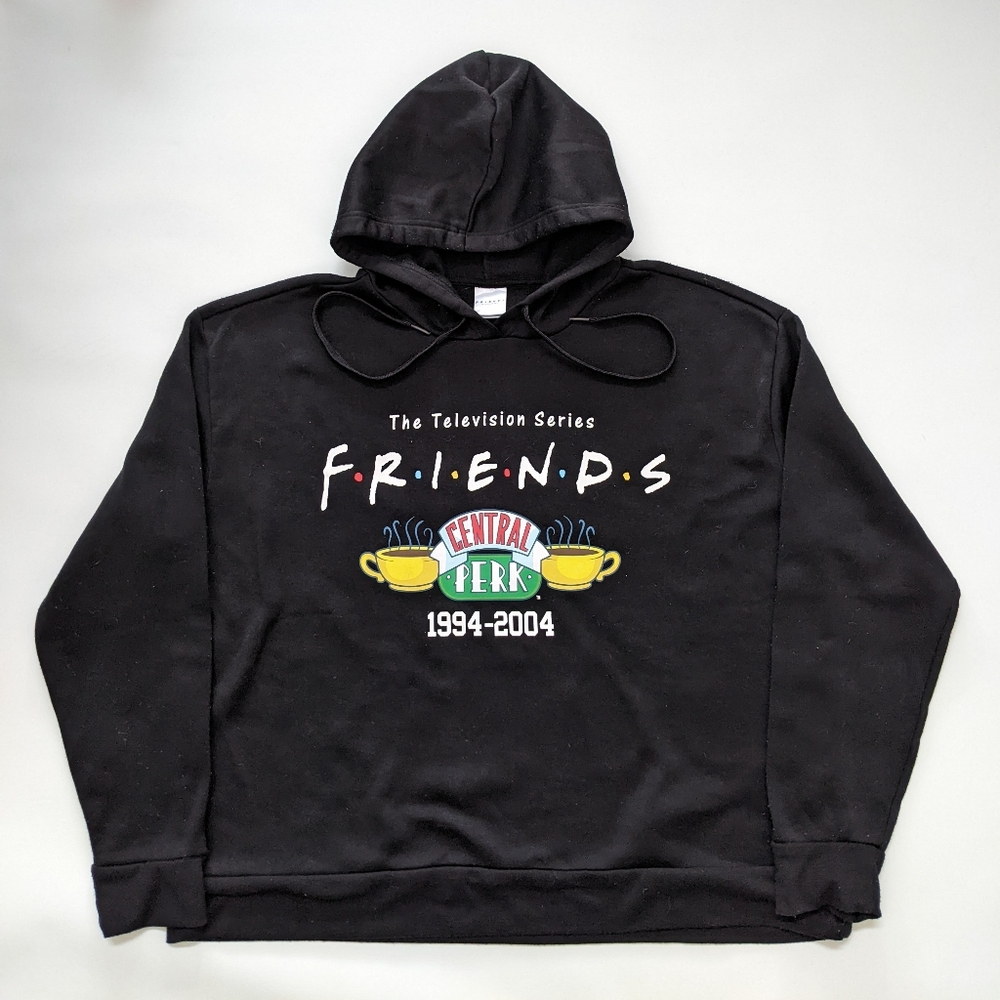 Vintage Friends Central Perk 1994-2004 black hoodie, women’s 1X